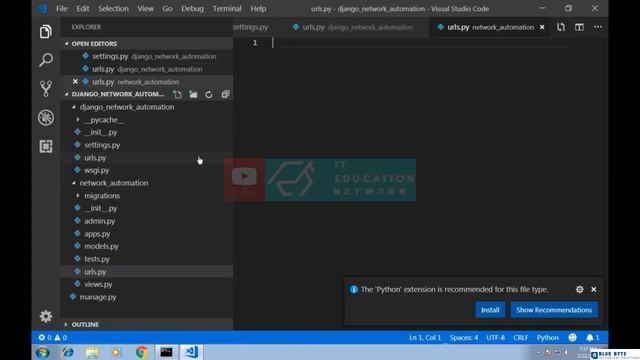 Networking Tutorial with Cisco CCNA 200-301 - 147 - Network Automation Application - Start project смотреть онлайн