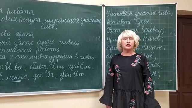 Лексикология 5 класс смотреть онлайн