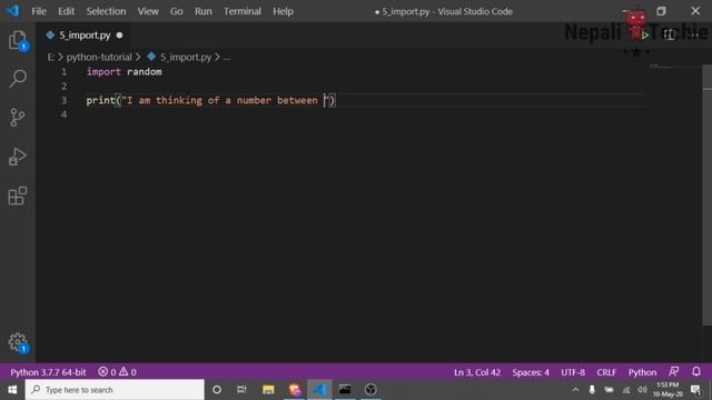Importing modules in Python (import statement) | Part 11 | Learn Python in Nepali [2020] смотреть онлайн