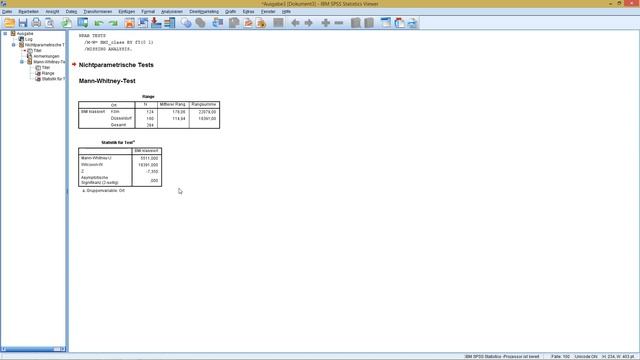 SPSS - Mann Whitney U Test смотреть онлайн