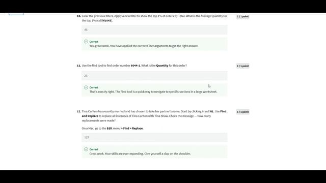 Excel Skills for Business: Essentials Coursera Quiz Answers, Week (1-6) All Quiz Answers смотреть онлайн