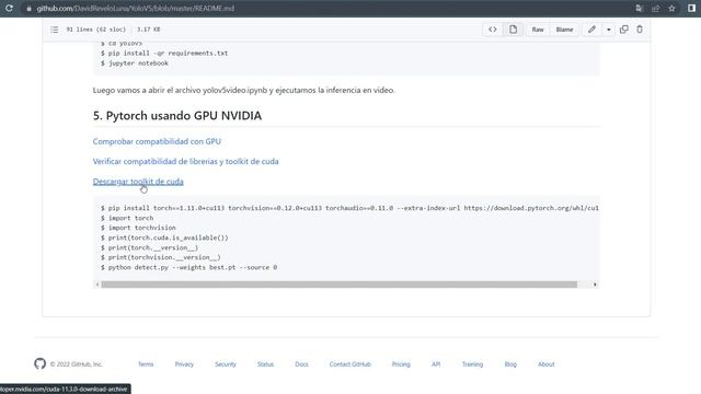 Pytorch + GPU con YoloV5 en entorno local conda, procesamiento de video en tiempo real ? смотреть онлайн