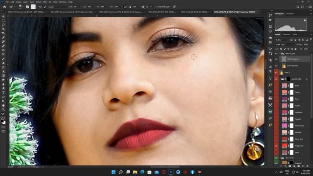 Skin Retouch and Skin Colour Change/Dodge & Burn FAST with 'Lines' (Sinhala) - Photoshop Tutorial смотреть онлайн