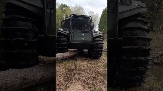 Опасный участок пути на вездеходе БРо смотреть онлайн