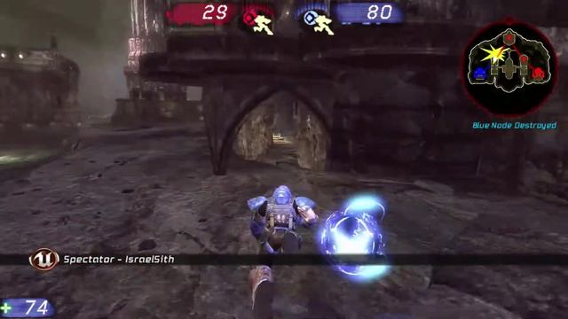 UT3 floodgate - walking node to wrong orb - spectating match with commentary смотреть онлайн