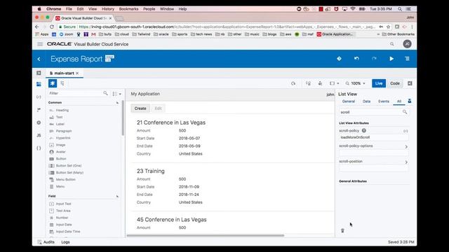 Configuring Pagination on Lists - Visual Builder Cloud Service Tutorial смотреть онлайн