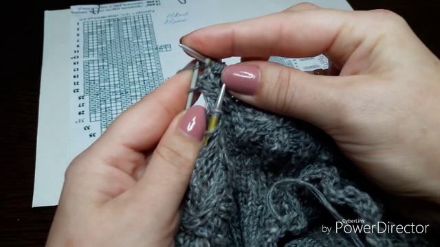 Платье из твида спицами.МК. смотреть онлайн