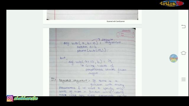 Working With Function In Python Hand Written Notes - Computer Science Class 12th |CS Free 12th Note смотреть онлайн