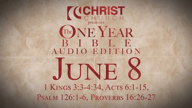 June 8 - One Year Bible Audio Edition смотреть онлайн