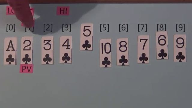 Quick Sort Card Animation смотреть онлайн
