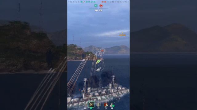 Rio de Janeiro обзор перки модернизации линкор 5 уровня Пан-Америка World of Warships #shorts смотреть онлайн