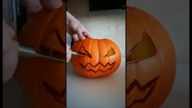 Декор из тыквы на Хэллоуин своими руками 🎃😍 смотреть онлайн