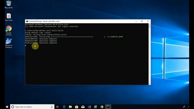 Docker for windows pull hello world example смотреть онлайн