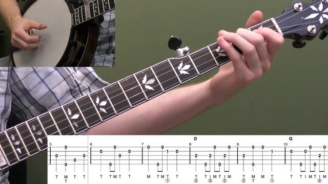 Red River Valley | Beginner Bluegrass Banjo Lesson With Tab смотреть онлайн