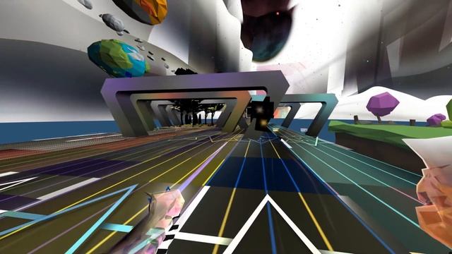 14-lane Moon Rider in the Exokit Browser смотреть онлайн