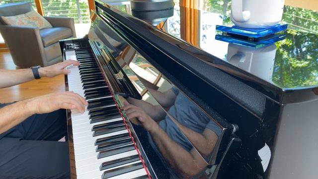 Adult piano progress. Handel Halvorsen Passacaglia. Month 26. Yamaha Nu1X смотреть онлайн