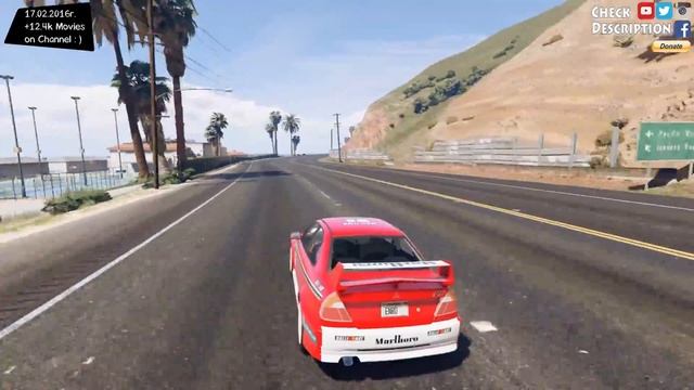 GTA V - Mitsubishi Lancer Evo 6 Rally WRC 2.0 EnRoMovies _REVIEW