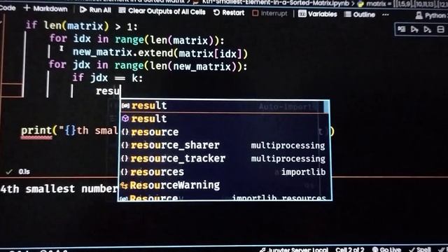 Desafio 2 kth smallest element in a sorted array.??#python #challenge #development #solution #googl смотреть онлайн