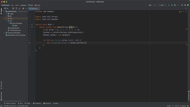 Java: Shuffle an Array смотреть онлайн
