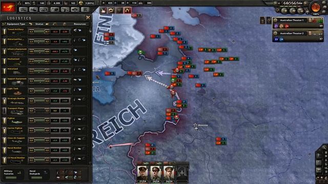 Hearts of Iron IV AUSTRALIA #31 Together for Victory DLC - Gameplay / Let's Play смотреть онлайн