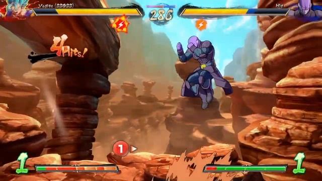 Dragon Ball FighterZ - Vegito SSGSS Gameplay смотреть онлайн
