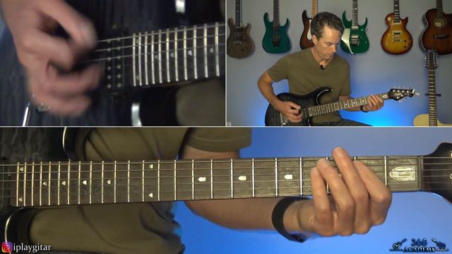 Iron Maiden - Wasting Love Guitar Lesson смотреть онлайн