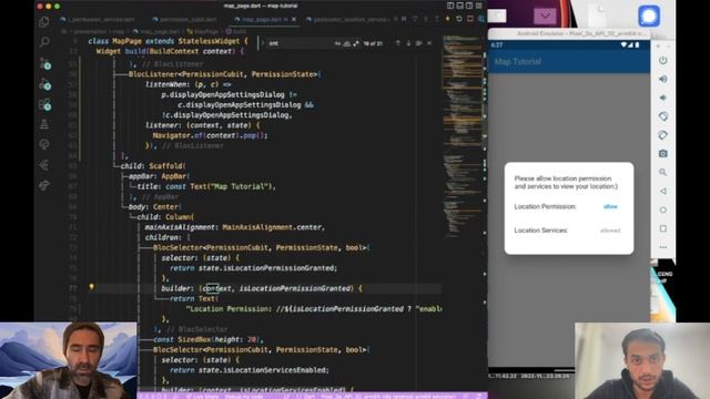 Implement permissions in platform aware way in Flutter |State Management|flutter_bloc, cubit,freeze смотреть онлайн