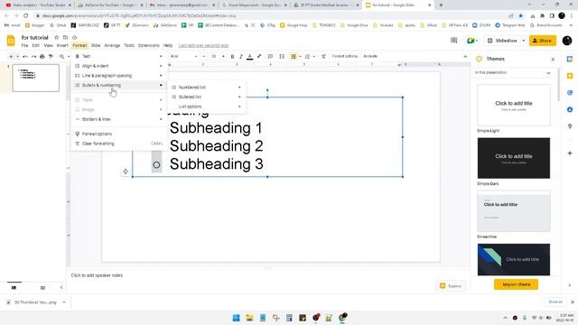 How to Change Bullet List Shape and Color in Google Slides смотреть онлайн