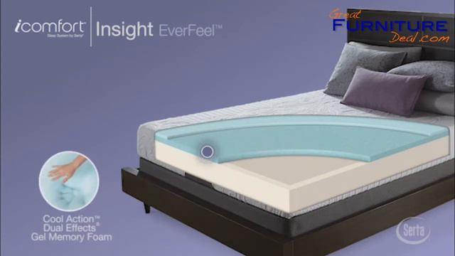 Serta Mattress - iComfort Insight Everfeel by GreatFurnitureDeal.com смотреть онлайн