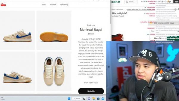 LIVE COP NIKE DUNK LOW PANDA RESTOCK & DUNK LOW MONTREAL BAGEL