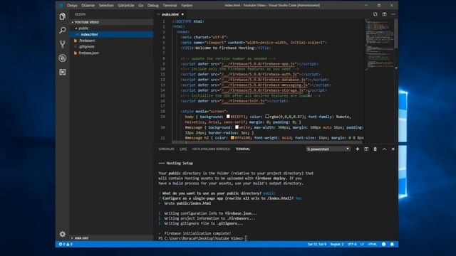 Ücretsiz Web Site Açma 2019 | Google Firebase Hosting смотреть онлайн