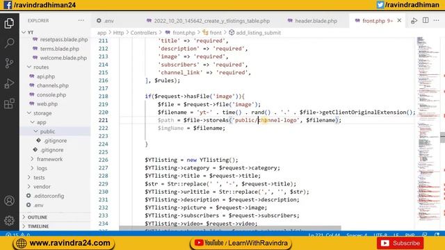 Laravel image upload in Storage Folder | Laravel storage upload file | Laravel Storage смотреть онлайн