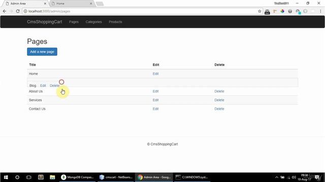 NodeJS / Express / MongoDB - Build a Shopping Cart - #35 Admin page changes смотреть онлайн