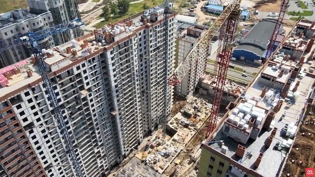ЖК Инновация — съёмка с воздуха (август 2020) смотреть онлайн