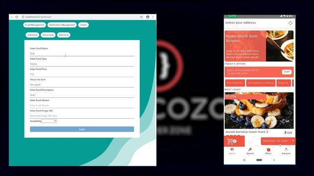 Online food order App using react native, NodeJS, Angular 9, mongodb, смотреть онлайн