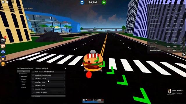 BEST ? Car Dealership Tycoon SCRIPT (Auto Burgers, Auto Race + MORE! THE BEST GUI PASTEBIN SUPER OP смотреть онлайн