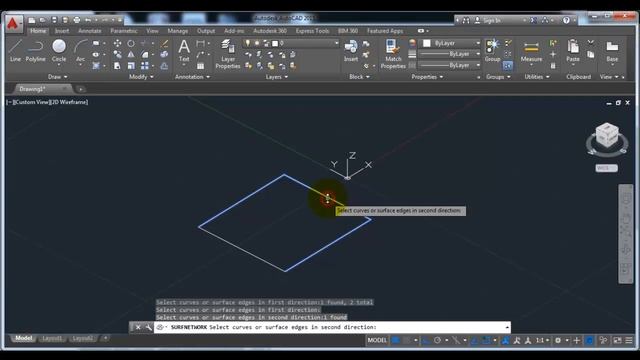 AutoCAD Tutorial - 2D to 3D смотреть онлайн