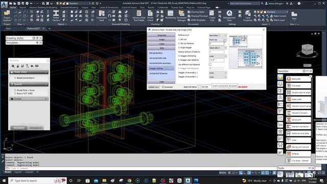 ADVANCE STEEL TUTORIAL_PART 1 - Platform Project. смотреть онлайн