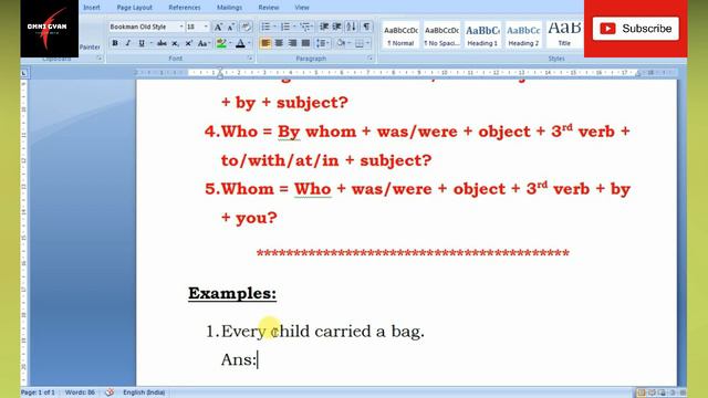 Active and Passive Voice || Simple Past Tense || Part - 5 смотреть онлайн
