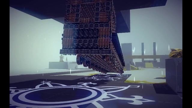 Besiege - V 0.2 Land train, 226 cannons and 304 grenades. смотреть онлайн