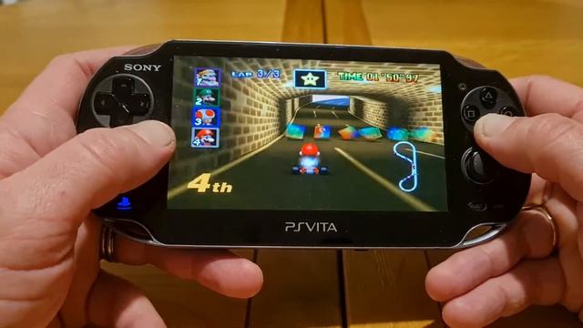 PS vita daedalus X64 VPK - N64 emulator - mario kart 64 смотреть онлайн
