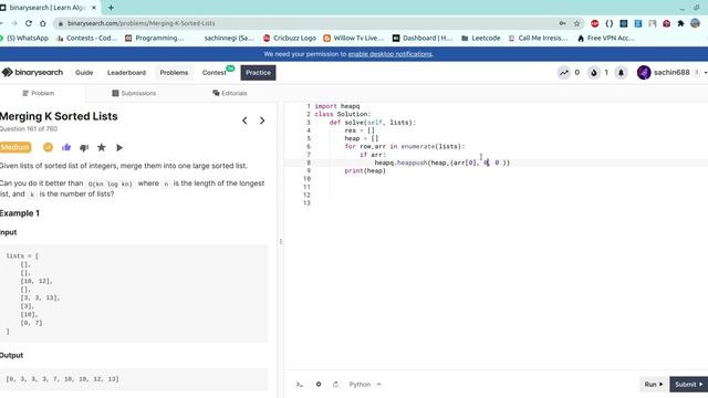 Merge K sorted arrays смотреть онлайн