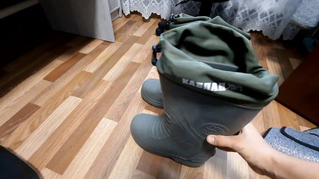 ОБЗОР и ОТЗЫВ о зимних ЭВА сапогах фирмы КАБЛАН смотреть онлайн