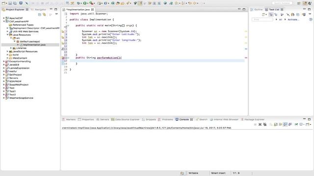 Weather webservice API, Consume, REST, java APACHE CXF in 10 min смотреть онлайн