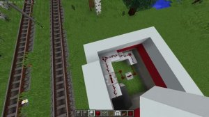 как построить жд переезд в Майнкрафт 1.12.2