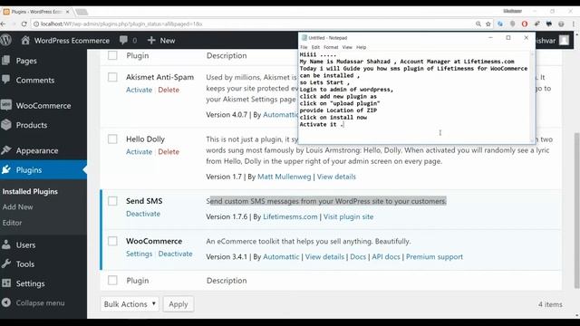 WooCommerce SMS Plugin For Pakistan API : Lifetimesms.com смотреть онлайн