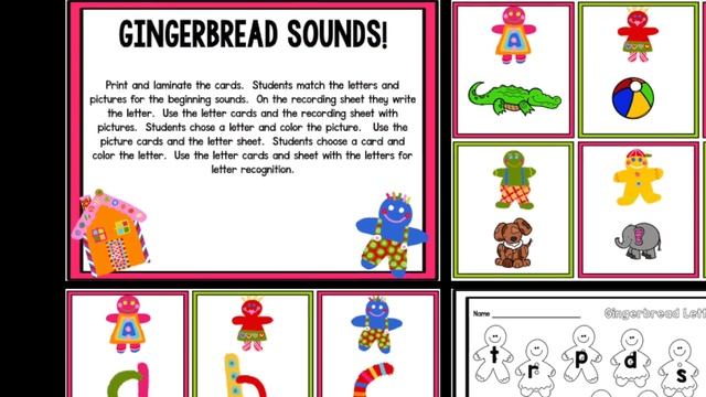 Run Run As Fast As You Can! A Gingerbread Man Unit смотреть онлайн
