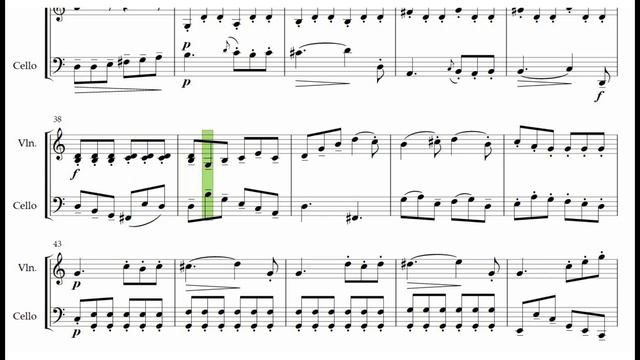 Mazas Duet No.1 Op.38 Rondo - For Violin & Cello