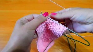 Оригинальная повязка на голову спицами / Вяжем детям