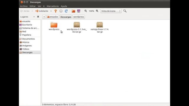 Tutorial - instalando blog wordpress en Lampp ubuntu смотреть онлайн